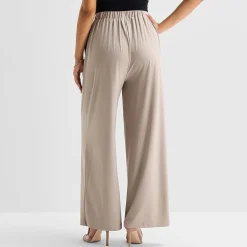 Bold Elements Womens Wide Leg Pleated Pant