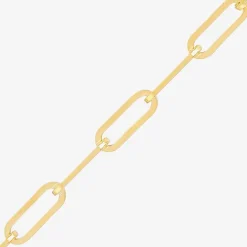 Bonded Brilliance Womens 14K Gold Bonded With Sterling Silver 20 Inch Link Chain Necklace