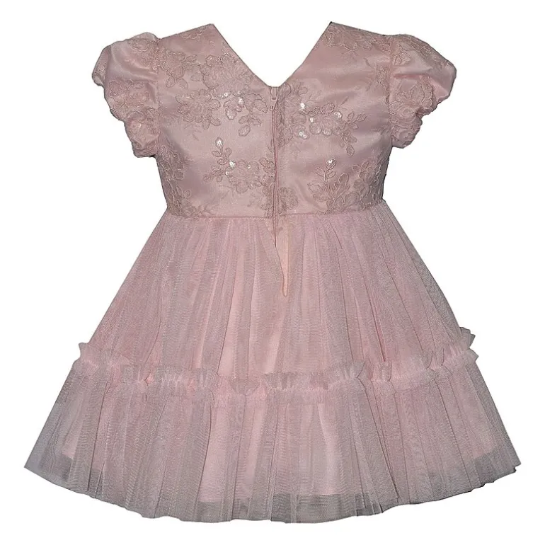 Bonnie Jean Baby Girls Short Sleeve A-Line Dress