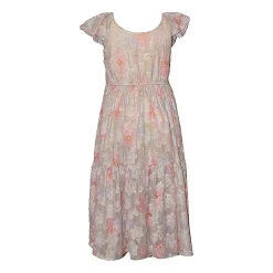 Bonnie Jean Big Kid Girls Short Sleeve Flutter A-Line Dress