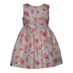 Bonnie Jean Toddler Girls Puffed Floral 2-pc. Dress Set