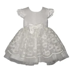 Bonnie Jean Toddler Girls Short Sleeve Cap A-Line Dress