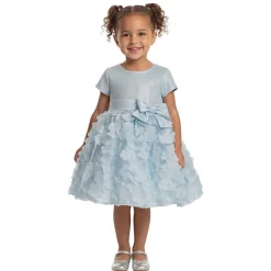 Bonnie Jean Toddler Girls Short Sleeve Fitted A-Line Dress