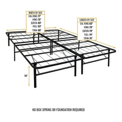 Boyd Sleep 14" Metal Platform Bed Frame