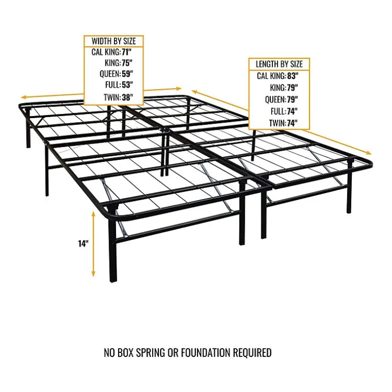 Boyd Sleep 14" Metal Platform Bed Frame