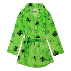 Boys Plush Long Sleeve Mid Length Robe