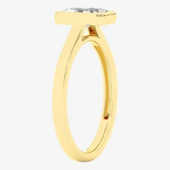 Bridal Addiction (G / Si1-Si2) Womens 1 CT. T.W. Lab Grown White Diamond 10K Gold Solitaire Engagement Ring