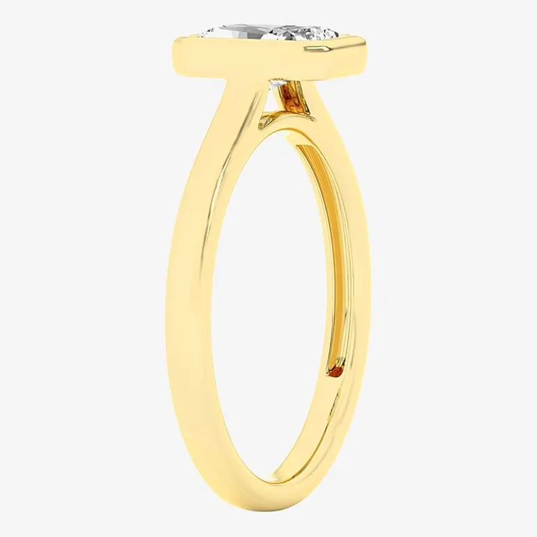 Bridal Addiction (G / Si1-Si2) Womens 1 CT. T.W. Lab Grown White Diamond 10K Gold Solitaire Engagement Ring