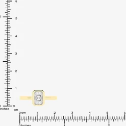 Bridal Addiction (G / Si1-Si2) Womens 1 CT. T.W. Lab Grown White Diamond 10K Gold Solitaire Engagement Ring