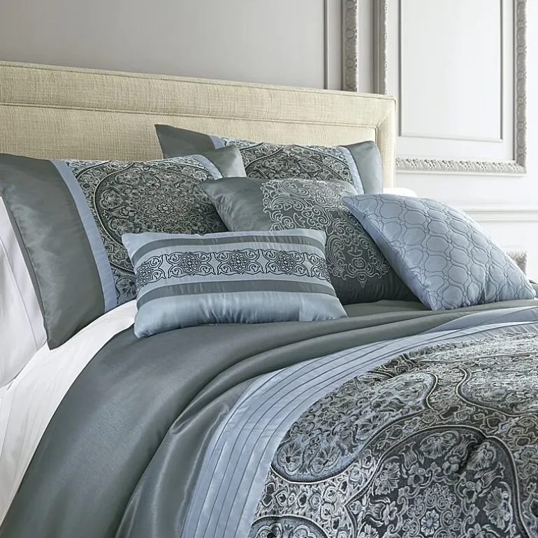 Broadhaven Brimsley 7-pc. Medallion Embellished Embroidered Comforter Set