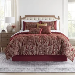 Broadhaven Lancaster Chenille 7-pc. Midweight Embellished Comforter Set