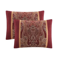 Broadhaven Lancaster Chenille 7-pc. Midweight Embellished Comforter Set