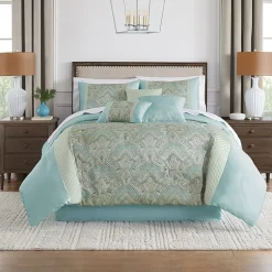 Broadhaven Sterling 7-pc. Embellished Embroidered Comforter Set