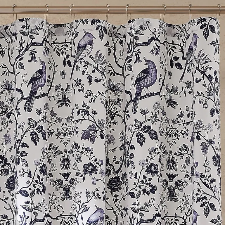 Brooklyn Loom Ava Floral Shower Curtain