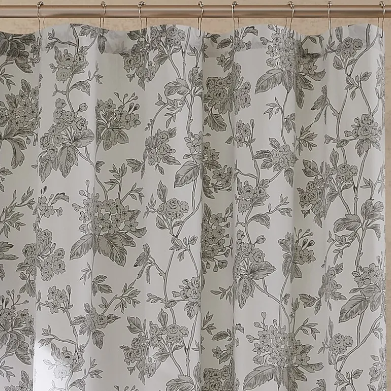 Brooklyn Loom Mila Floral Shower Curtain