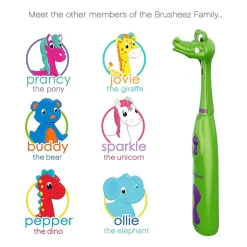Brusheez Children's Electronic Toothbrush Set – Snappy the Croc