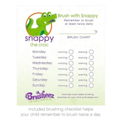 Brusheez Children's Electronic Toothbrush Set – Snappy the Croc