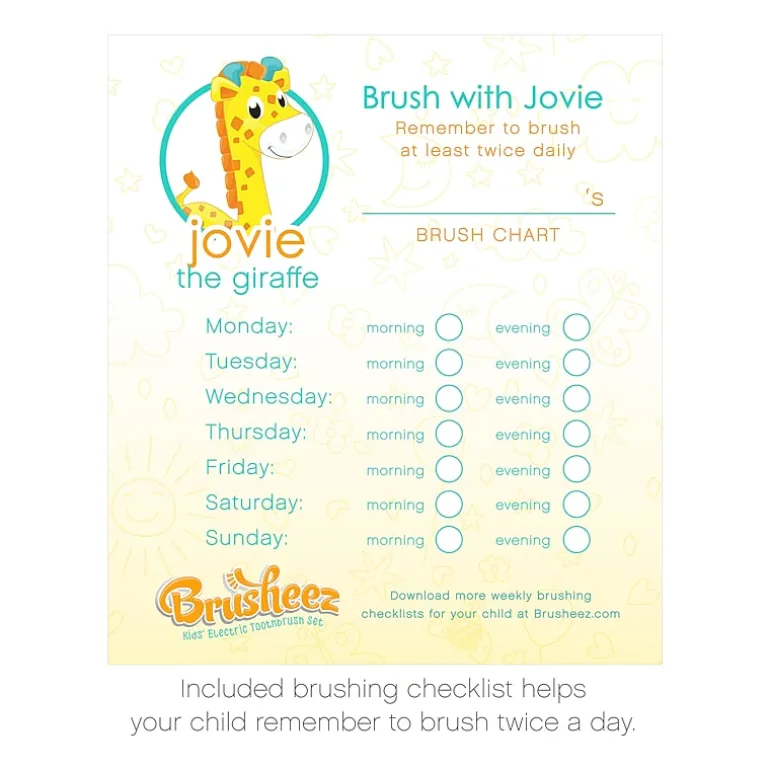 Brusheez Children's Electronic Toothbrush Set – Jovie the Giraffe