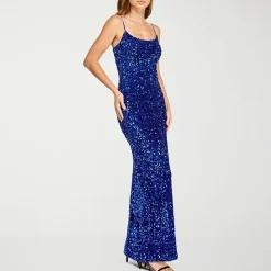 B. Smart Womens Juniors Sleeveless Sequin Bodycon Dress