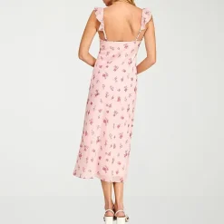B. Smart Womens Juniors Sleeveless Floral Slip Dress
