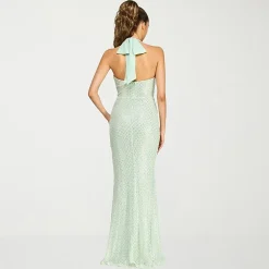 B. Smart Womens Juniors Sweetheart Neck Sleeveless Sequin Bodycon Dress