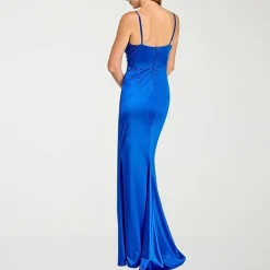 B. Smart Womens Juniors V Neck Sleeveless Bodycon Dress