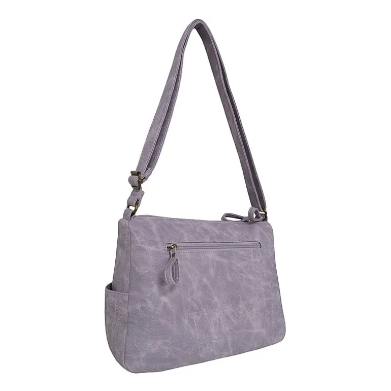 Bueno of California Antique Pebble Washed Medium Crossbody Bag