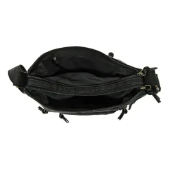 Bueno of California Elephant Large Washed Hobo Crossbody Bag
