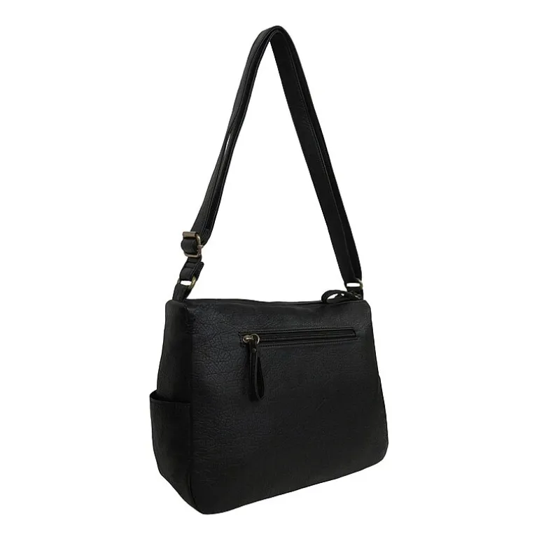 Bueno of California Medium Double Zip Crossbody Bag