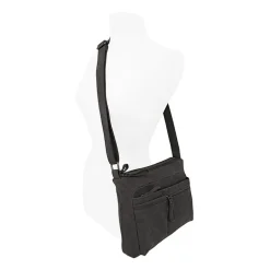 Bueno of California North South Zip Washed Crossbody Bag
