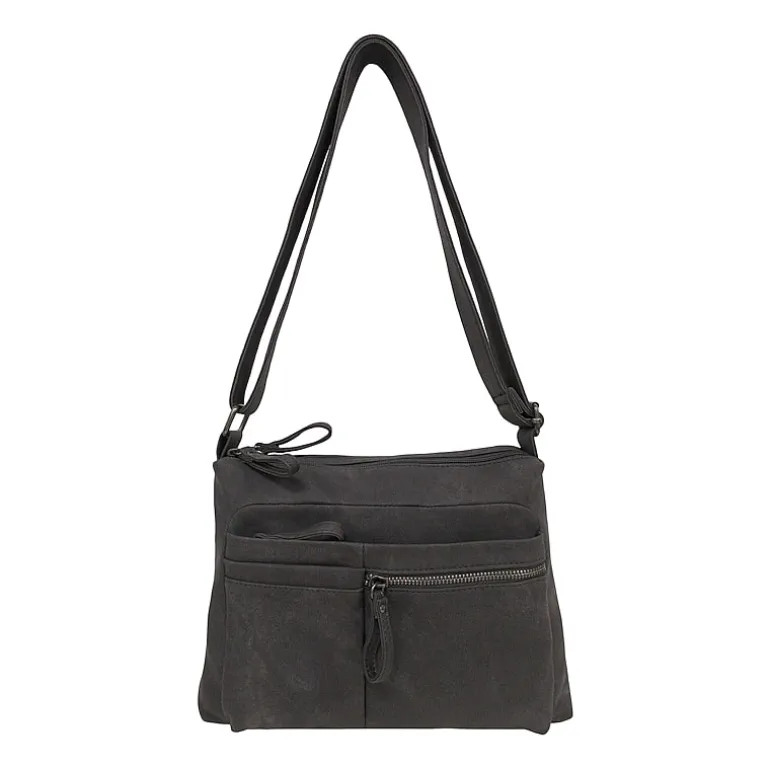 Bueno of California North South Zip Washed Crossbody Bag