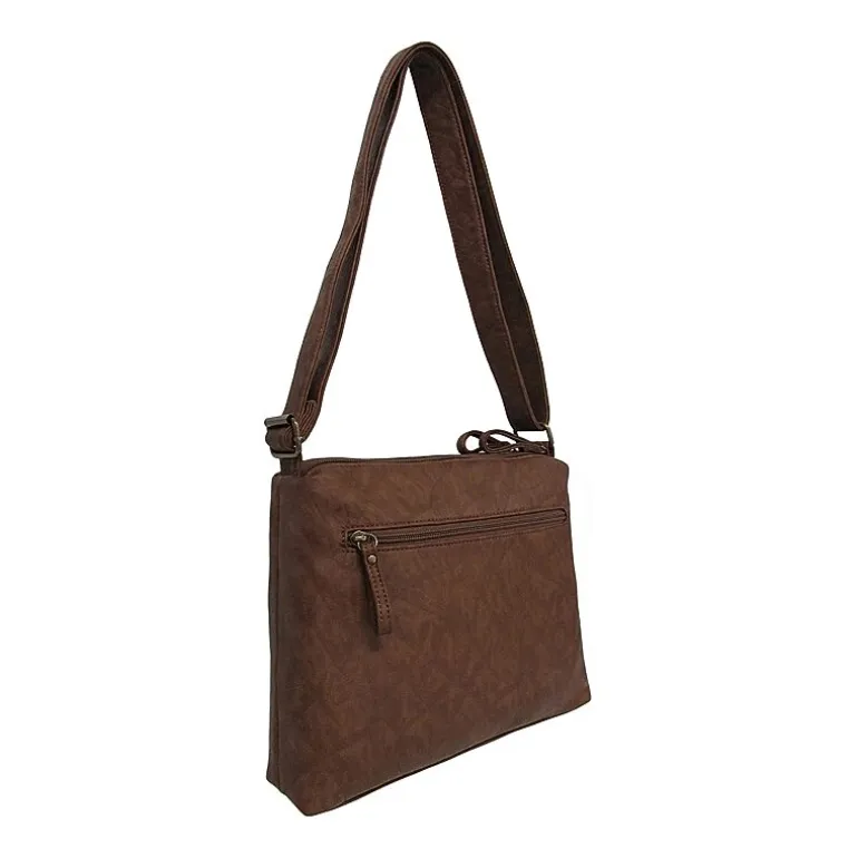 Bueno of California North South Zip Washed Crossbody Bag
