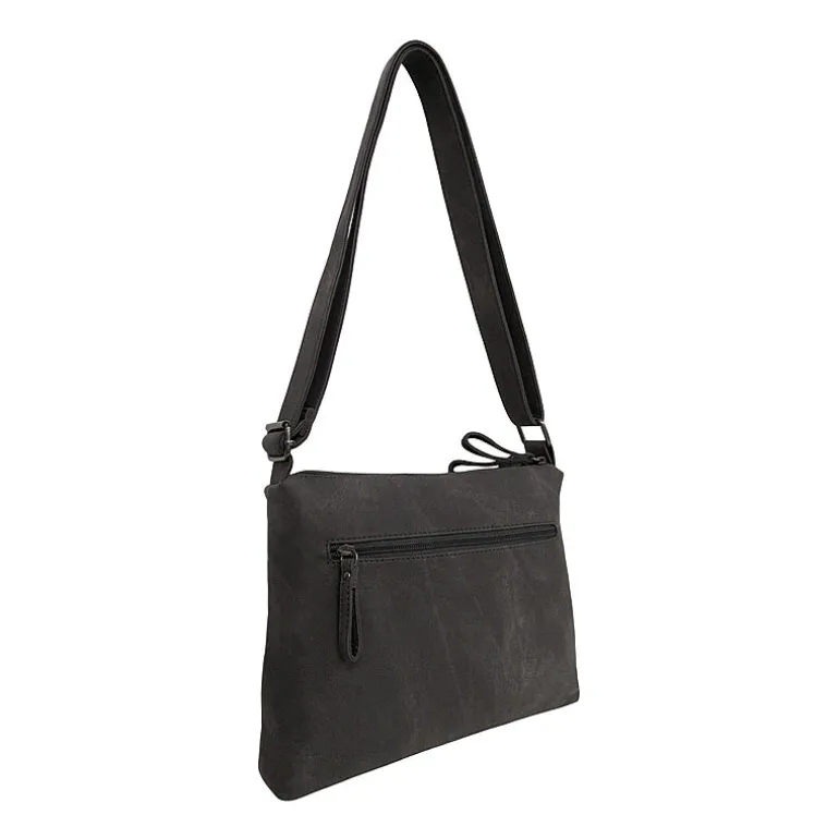 Bueno of California North South Zip Washed Crossbody Bag