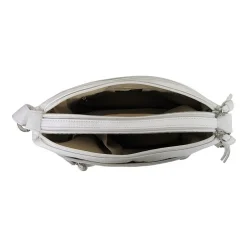 Bueno of California Pebble Washed Zip Front Crossbody Bag