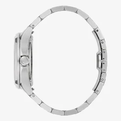Bulova Classic Bul Mens Automatic Silver Tone Stainless Steel Bracelet Watch 96b484