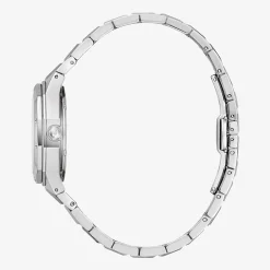 Bulova Classic Womens Silver Tone Stainless Steel Bracelet Watch 96m168