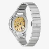 Bulova Curv Mens Chronograph Silver Tone Stainless Steel Bracelet Watch 96k117