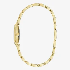 Bulova Goddess Of Time Womens Gold Tone Stainless Steel Bracelet Watch 97l201