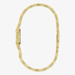 Bulova Goddess Of Time Womens Gold Tone Stainless Steel Bracelet Watch 97p184