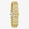 Bulova Harmony Lp Womens Gold Tone Stainless Steel Bracelet Watch 98r301