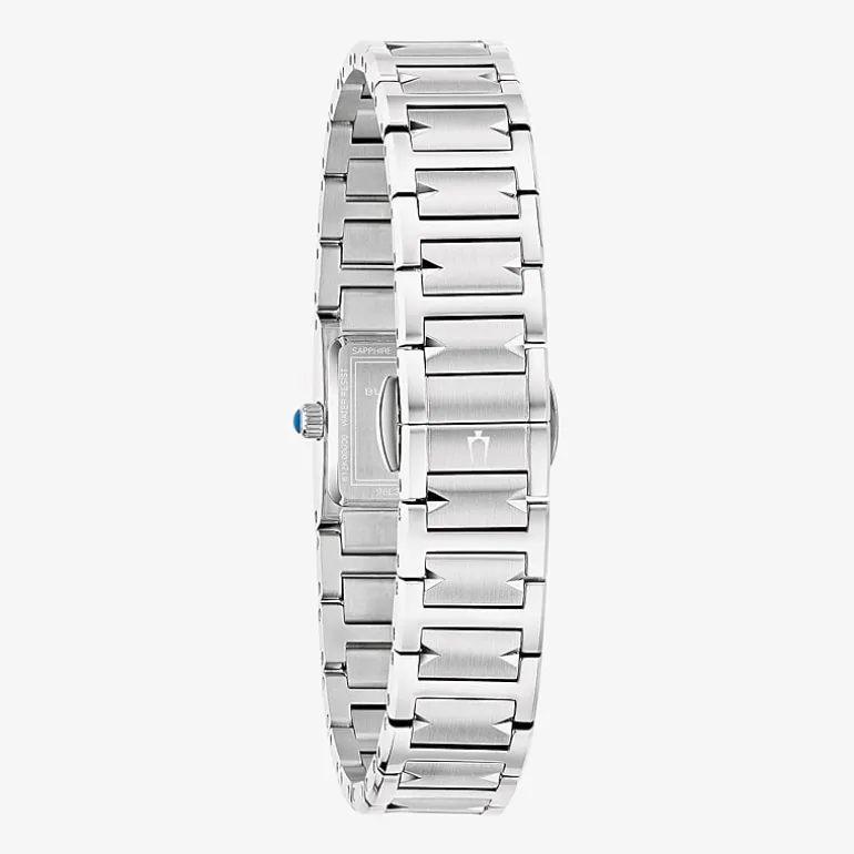 Bulova Harmony Lp Womens Silver Tone Stainless Steel Bracelet Watch 96l360