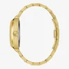 Bulova Maquina Mens Automatic Gold Tone Stainless Steel Bracelet Watch 97a207