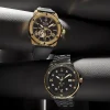 Bulova Marine Star Mens Automatic Black Strap Watch 98a272