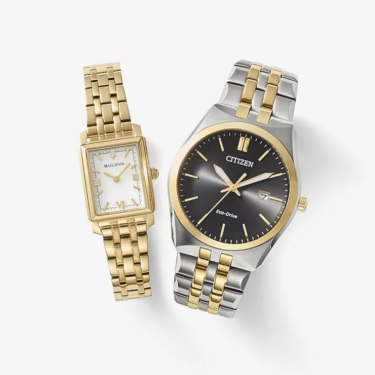 Bulova Sutton Womens Gold Tone Stainless Steel Bracelet Watch 97l177