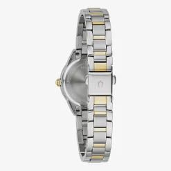 Bulova Sutton Womens Two Tone Stainless Steel Bracelet Watch 98l277