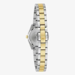 Bulova Womens Two Tone Stainless Steel Bracelet Watch 98l331