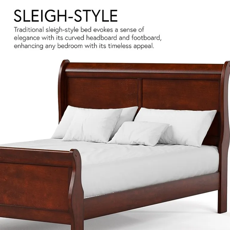 Burkhart Wood Sleigh Bed