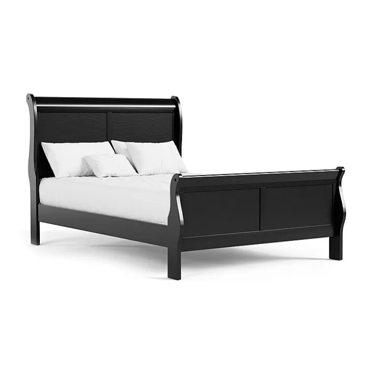Burkhart Wood Sleigh Bed