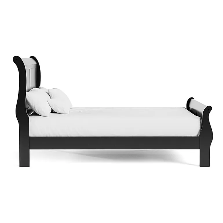 Burkhart Wood Sleigh Bed