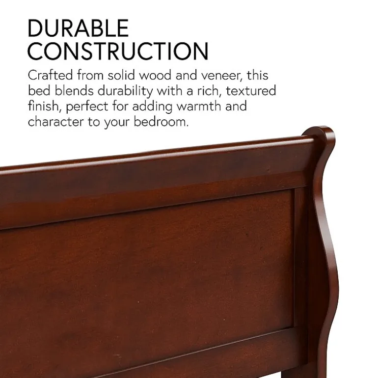 Burkhart Wood Sleigh Bed